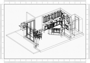 Kitchen Architect Blueprint 
