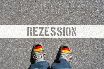 Deutschland steht kurz vor Rezession