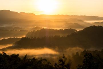 sunrise over mountain