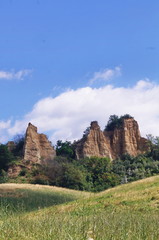 Naklejka premium Le Balze of Valdarno, Tuscany, Italy