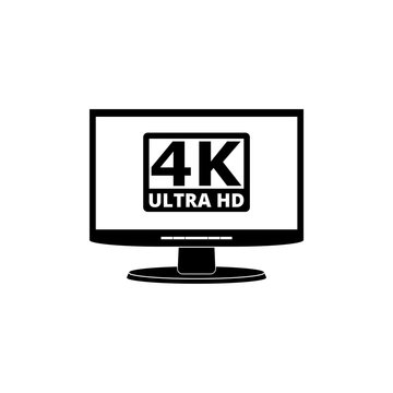 Television with 4k Ultra HD video technology
