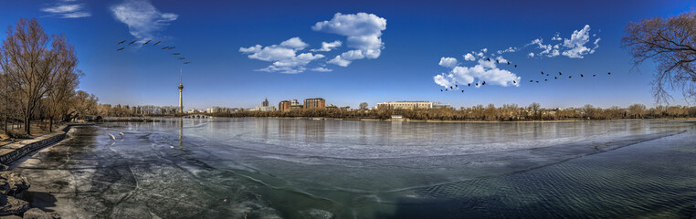 Naklejka premium Yuyuantan park - Beijing - China