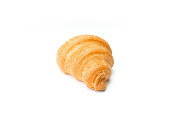 Croissant on isolated white background