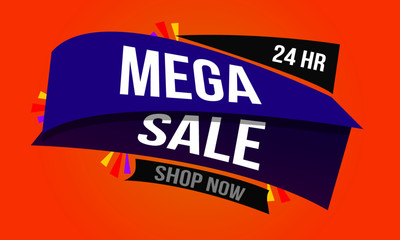 Mega sale design, 24 hr sale