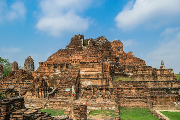 Old temple in Ayuthaya Thailand