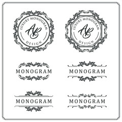 Luxury design set for wedding and decoration