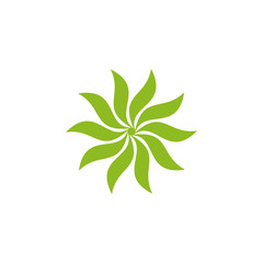Fototapeta na wymiar Flower icon logo template