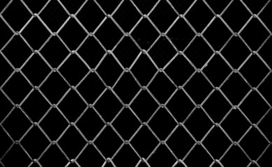 Seamless black metal texture grid with highlight horizontal and copy space