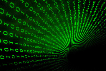 Background matrix style.Green is dominant color.code in green color.data in binary code.computer virus and hacker screen wallpaper.