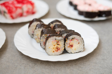 sushi rolls