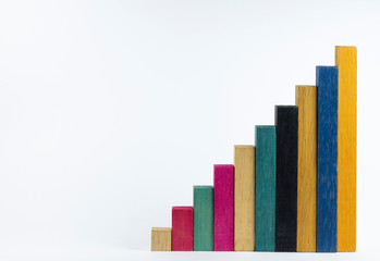 Wooden block graph
