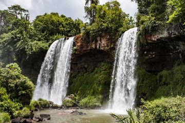 Fototapeta na wymiar Iguazu Falls - Twin Falls