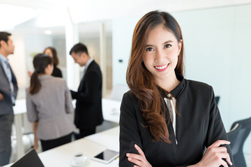 Fototapeta premium Business woman in conference room