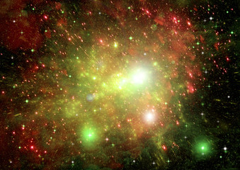 galaxy in a free space © marusja2