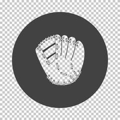 Baseball glove icon