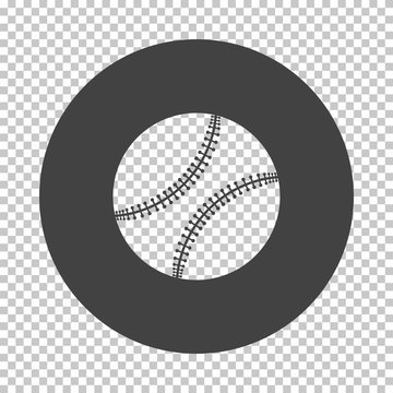 Baseball ball icon