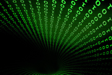 Background matrix style.Green is dominant color.code in green color.data in binary code.computer virus and hacker screen wallpaper. 