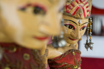 Wayang golek, trsditional Indonesian puppets