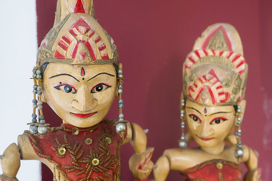 Wayang golek, trsditional Indonesian puppets