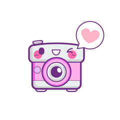 cute camera sticker emoticon