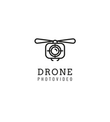 drone, logo, symbole, appareil photo, vue a&eacute;rienne, video