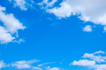 写真素材 青空 空 飛行機雲 夏の空 秋 背景 背景素材 9月 コピースペース Wall Mural Rummy Rummy