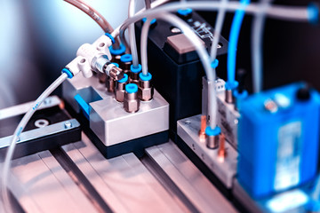 Assembly line of mechanical engineering