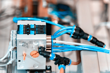Assembly line of mechanical engineering