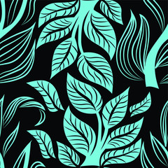 Vector seamless floral pattern from roses. Natural summer background.