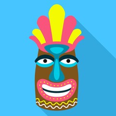 Tahiti idol icon. Flat illustration of tahiti idol vector icon for web design
