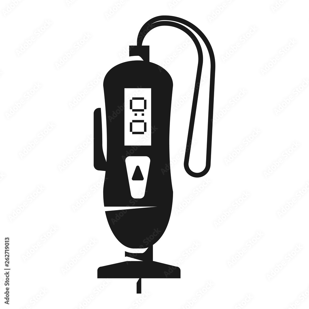 Poster portable glucose meter icon. simple illustration of portable glucose meter vector icon for web desig