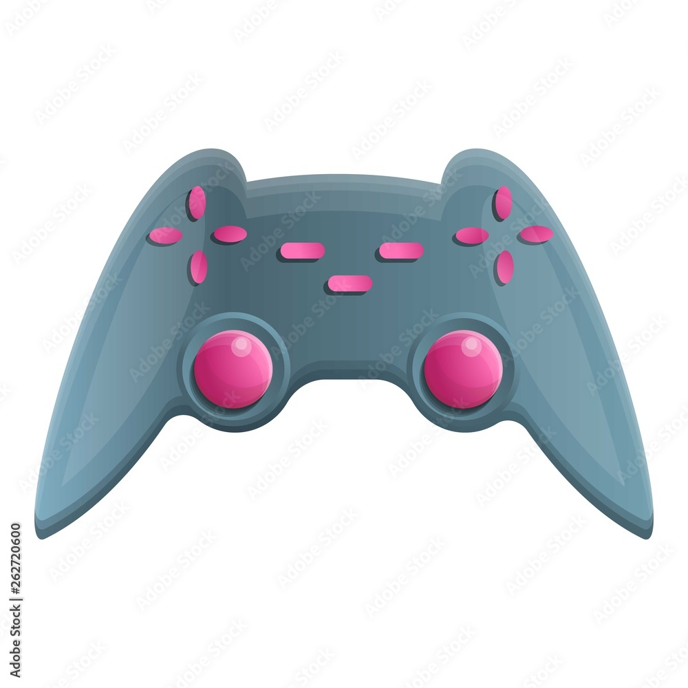 Poster game controller icon. cartoon of game controller vector icon for web design isolated on white backgr
