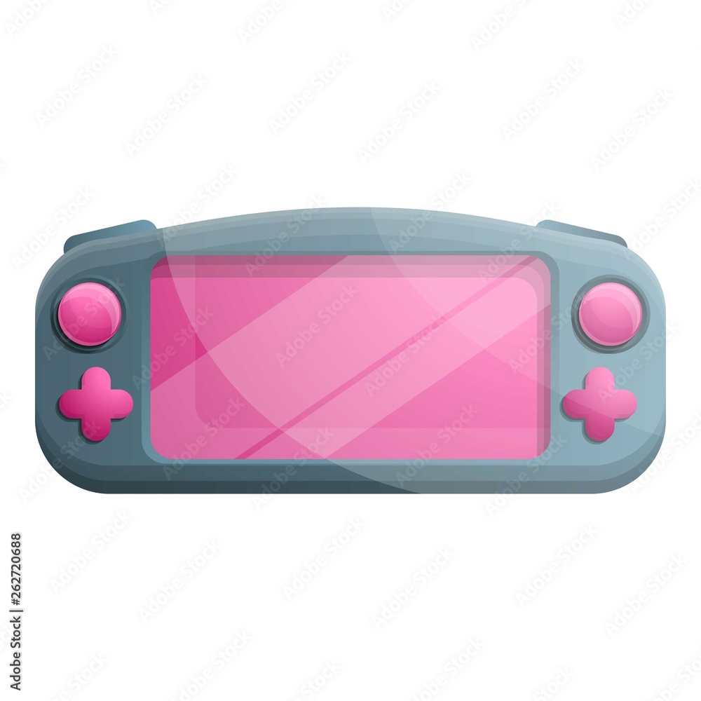 Poster gaming console icon. cartoon of gaming console vector icon for web design isolated on white backgrou