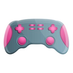 Joystick video game icon. Cartoon of joystick video game vector icon for web design isolated on white background