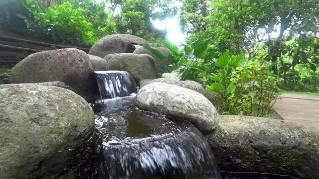 Beautiful cascading waterfall, Indonesia ostrava Bali
