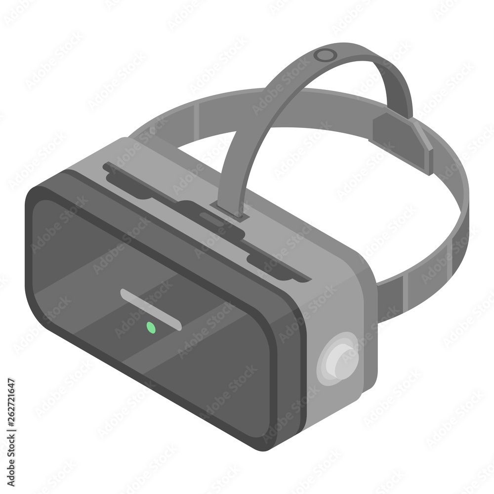 Aufkleber game goggles icon. isometric of game goggles vector icon for web design isolated on white background