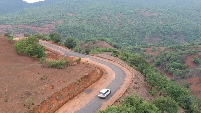 Amba Ghat, Maharashtra, India - Aerial Drone Footage - Travel | Road |  Western Ghat | India | Roadtrip