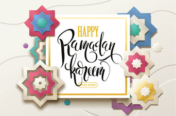 gold ramadan kareem background place for text