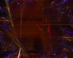 Obraz na płótnie Canvas abstract digital fractal, fantasy design imagination