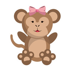 Monkey cute animal