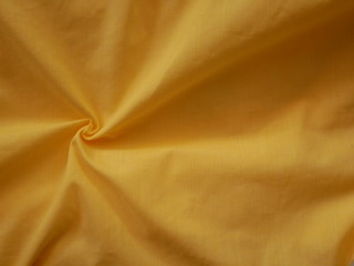 golden silk background,yellow cotton fabric texture