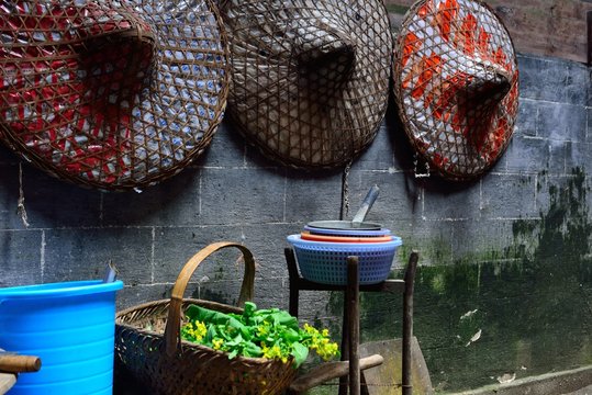 Traditional kitchen tools in China