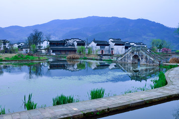 Tranquil countryside in Anhui, China