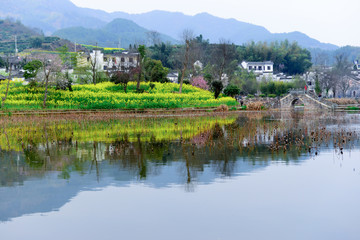 Fototapeta na wymiar Traditional village,Anhui,China
