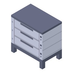 Bakery equipment icon. Isometric of bakery equipment vector icon for web design isolated on white background