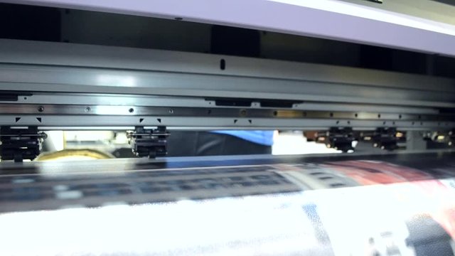 Large format printer works