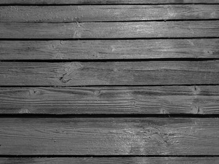 Black and white fence. Black and white wooden fence.