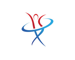 Fototapeta premium Healthy Life Logo template vector icon