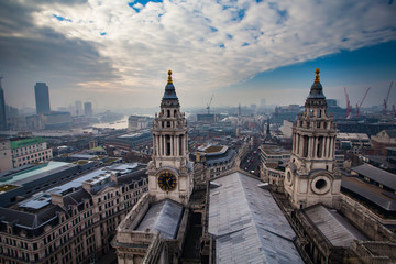 Rooftop view of London