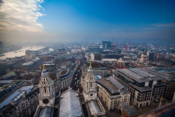 Rooftop view of London